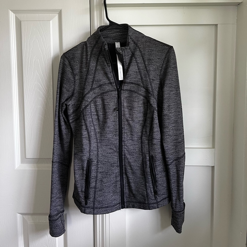 Grey Lululemon define zip up jacket